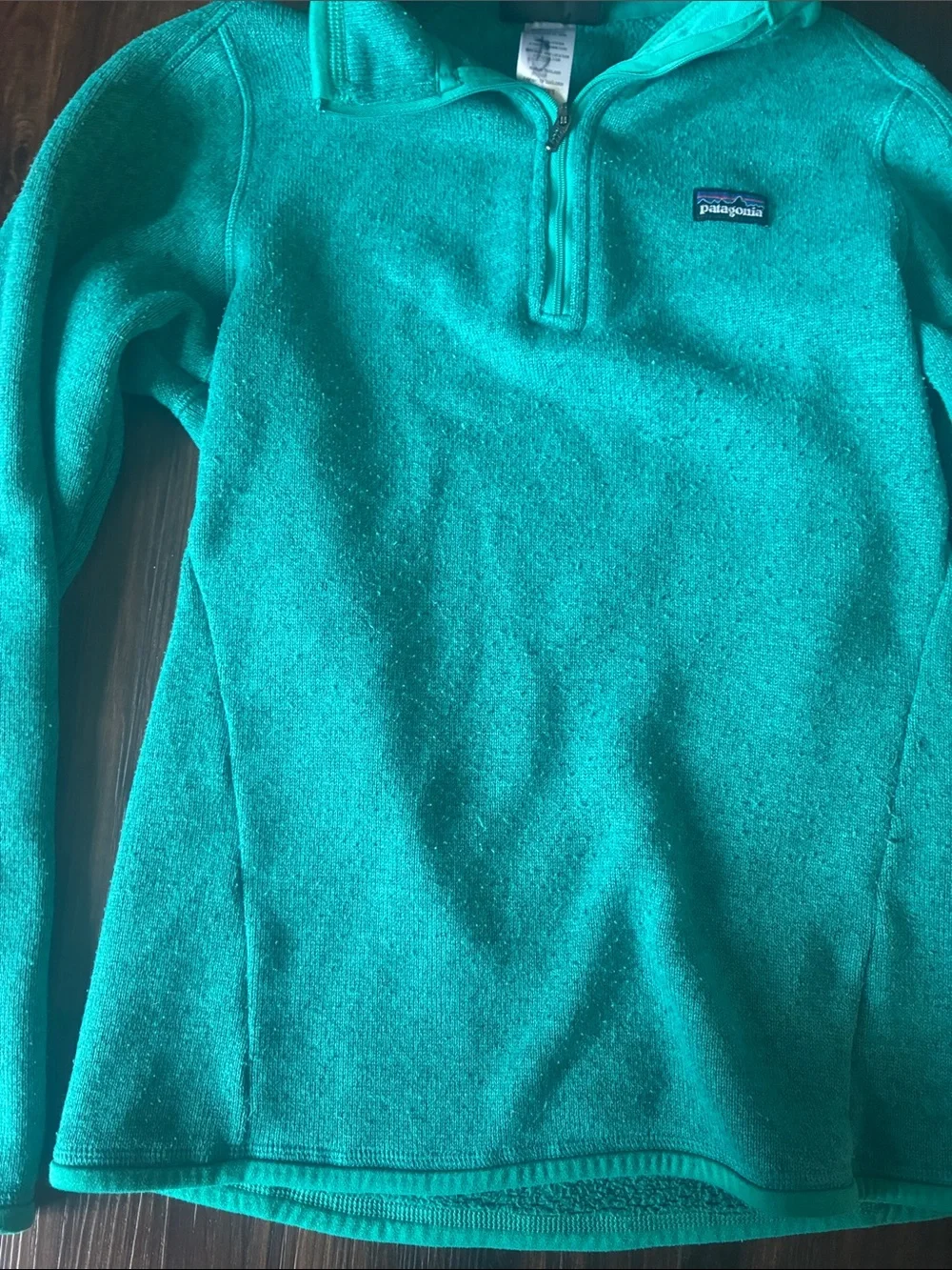 Patagonia Teal Quarter-Zip